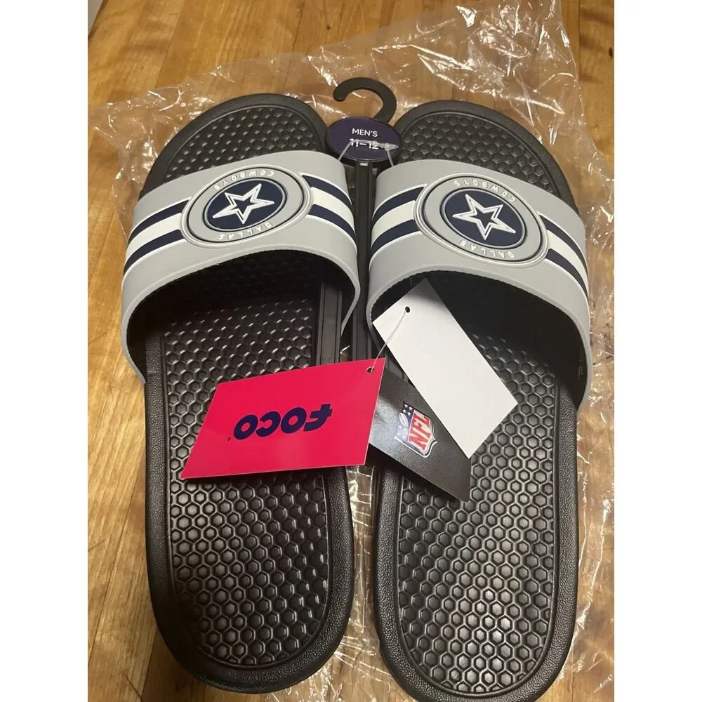 NEW Dallas Cowboys men's slippers size 11-12